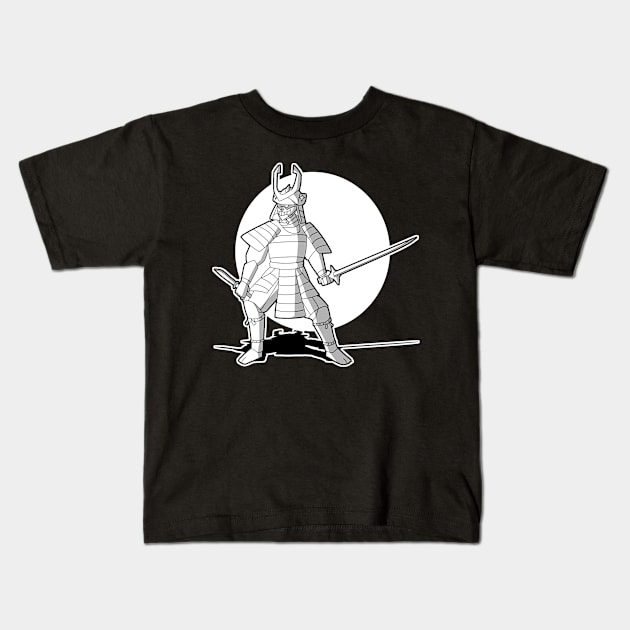 Samurai Kids T-Shirt by Atzon